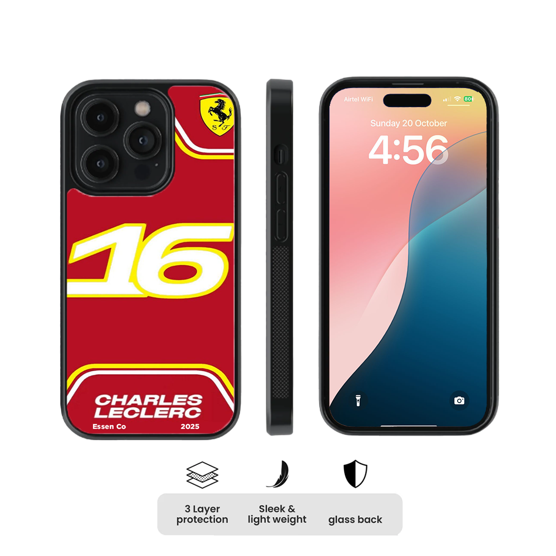 Charles Leclerc Ferrari #16 Racing Case