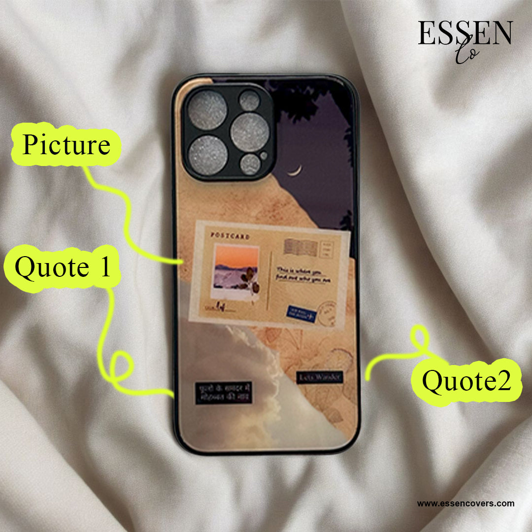 Customizable Postcard Case