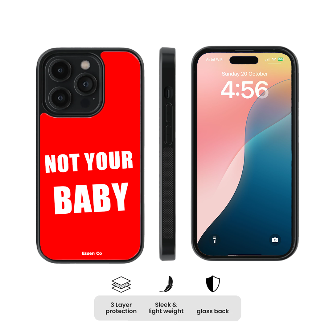 Not your baby (red)
